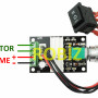 3A 28V DC Motor Speed Control Circuit with Switch