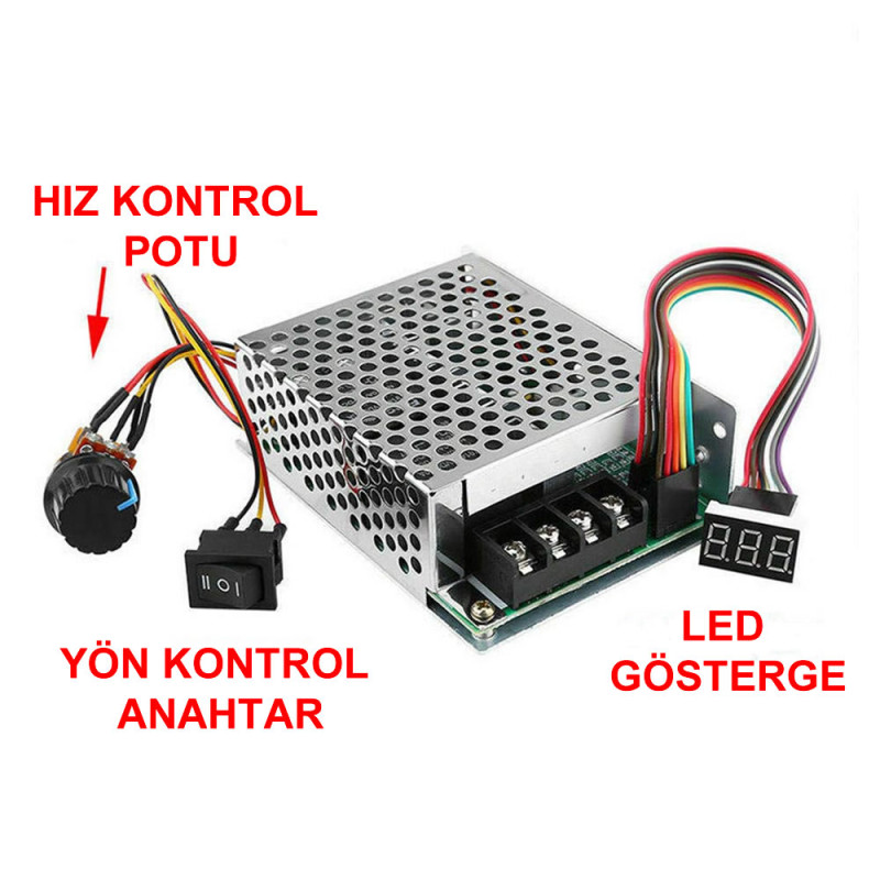 60A 55V DC Motor Speed Control Board