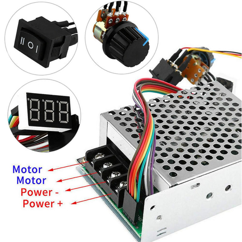 60A 55V DC Motor Speed Control Board