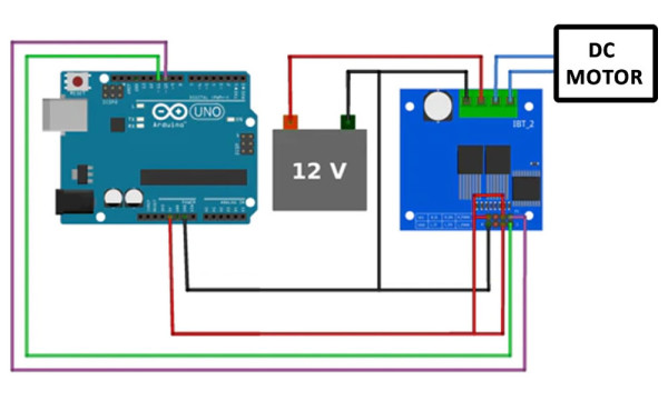 BTS7960B Motor Sürücü Modül