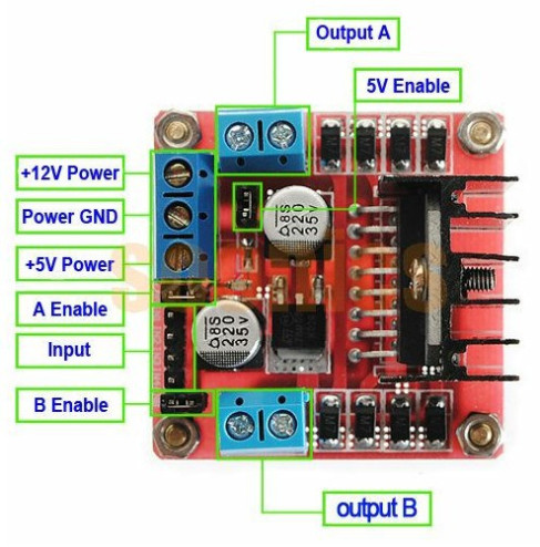 L298N Motor Driver Module