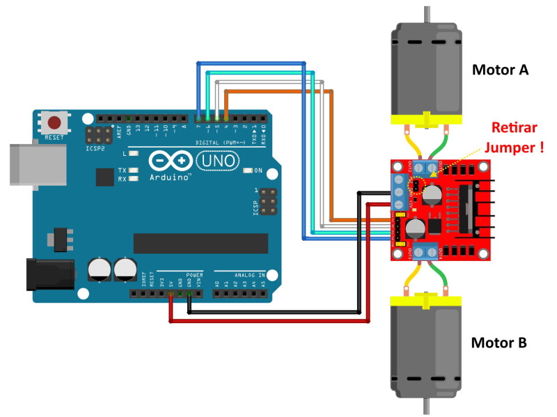 L298N Motor Driver Module