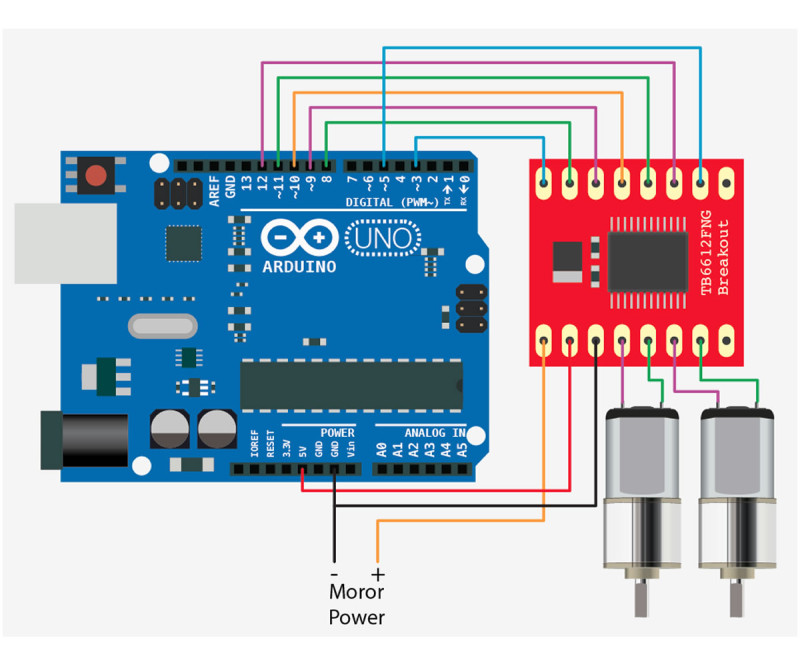 TB6612FNG Dual Motor Driver Module