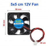 DC 12V FAN 50x50mm