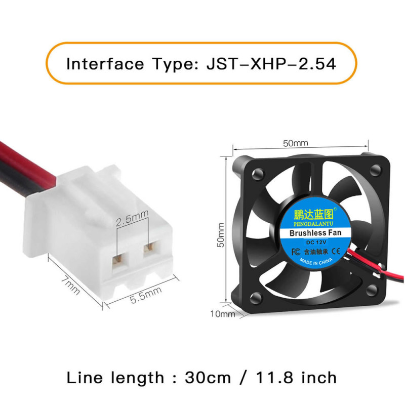 DC 12V FAN 50x50mm