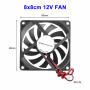 DC 12V FAN 80x80mm