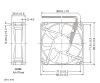 8025 DC 12V FAN 80x80x25mm