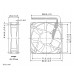 8025 DC 12V FAN 80x80x25mm