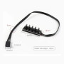 40cm 5-Way Fan Port Splitter