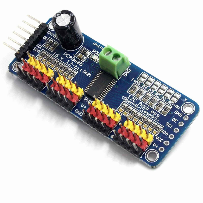 PCA9685 I2C 16 Channel 12 Bit PWM Controller Board