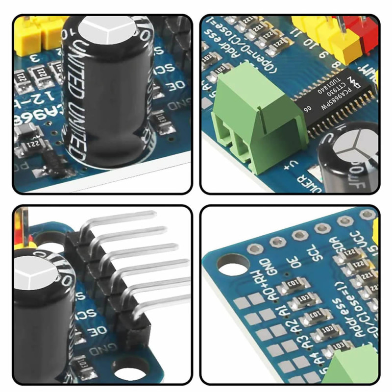 PCA9685 I2C 16 Channel 12 Bit PWM Controller Board