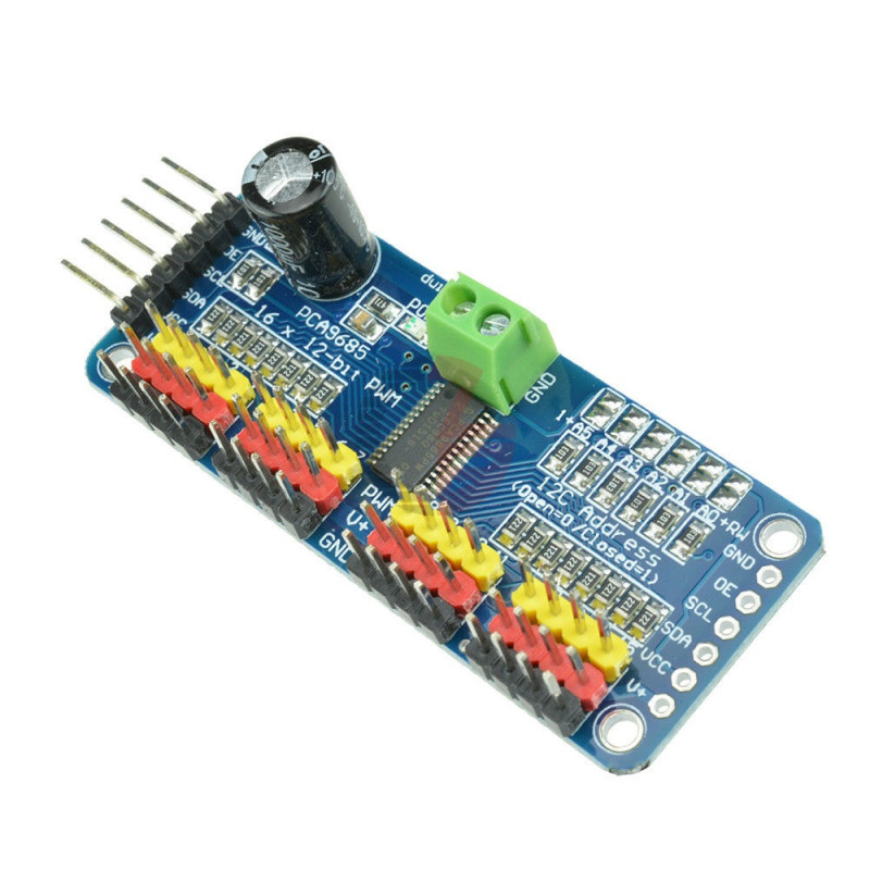PCA9685 I2C 16 Channel 12 Bit PWM Controller Board