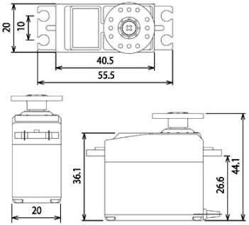 Futaba S3003 Servo Motor 180