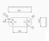 Servo Bracket Flat 25mm x 63mm