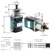17HS6401S-PG5.18-1 Geared Step Motor