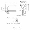 Nema 23 57HS8230 Stepper Motor 6mm Shaft
