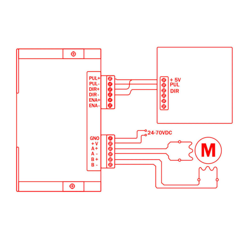 DM542 2 Phase 50V 4.5A Stepper Motor Driver