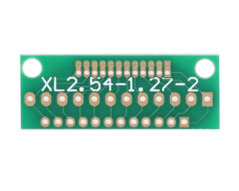12 Pin 1.27mm - 2mm to 2.54mm Çevirici PCB