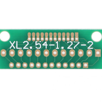 12 Pin 1.27mm - 2mm to 2.54mm Çevirici PCB