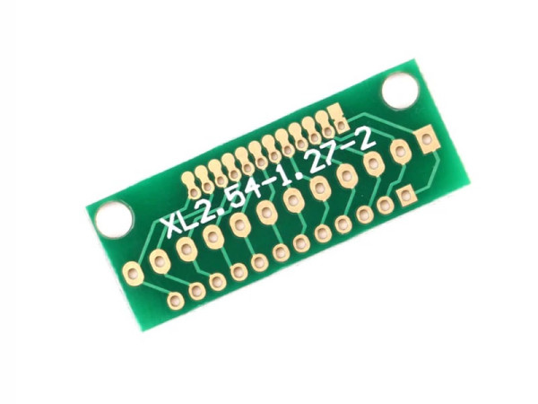 12 Pin 1.27mm - 2mm to 2.54mm Converter PCB