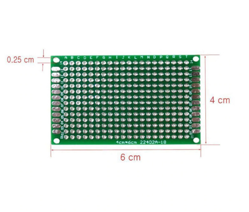 14X20 Proto Pcb 4cm x 6cm