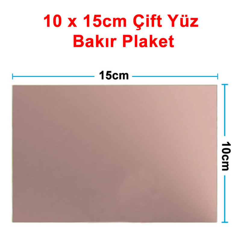 10x15cm Double Sided Copper Pcb