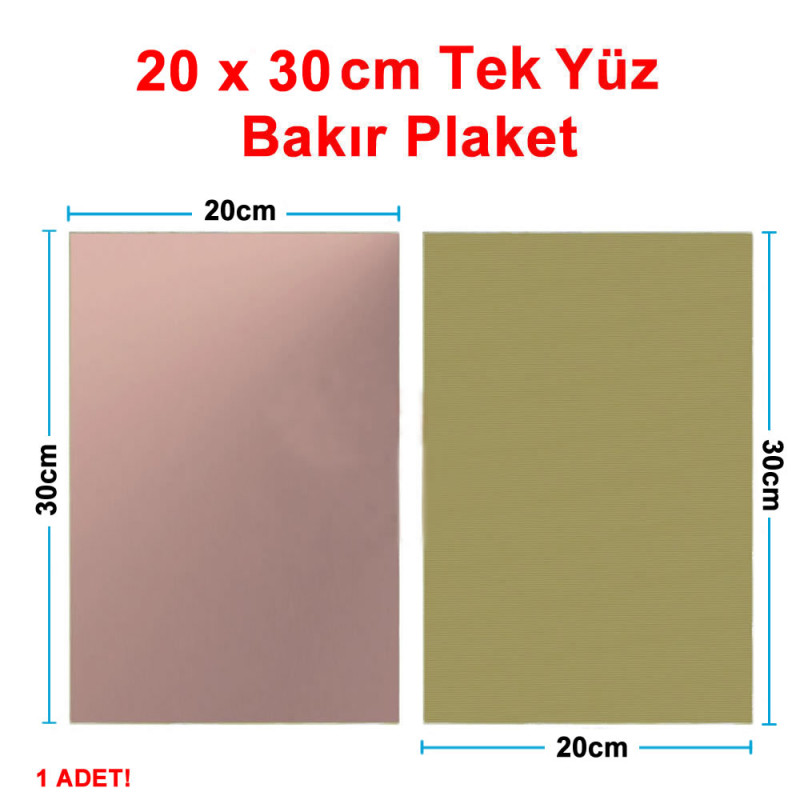 20x30cm Single Sided Copper Pcb