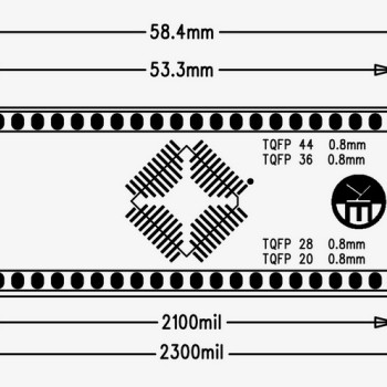 0.8MM TQFP PCB