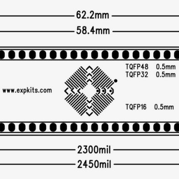 0.5MM TQFP-2 PCB