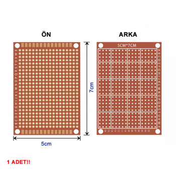 5x7cm Pertinaks Pcb