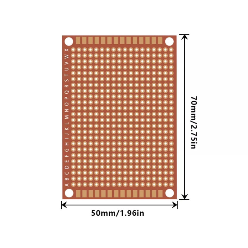 5x7cm Pertinax Pcb