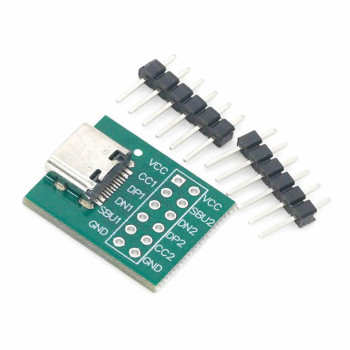 Usb Type C to Dip Pcb 12 Pin