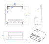 43x43x20mm Plastic Box