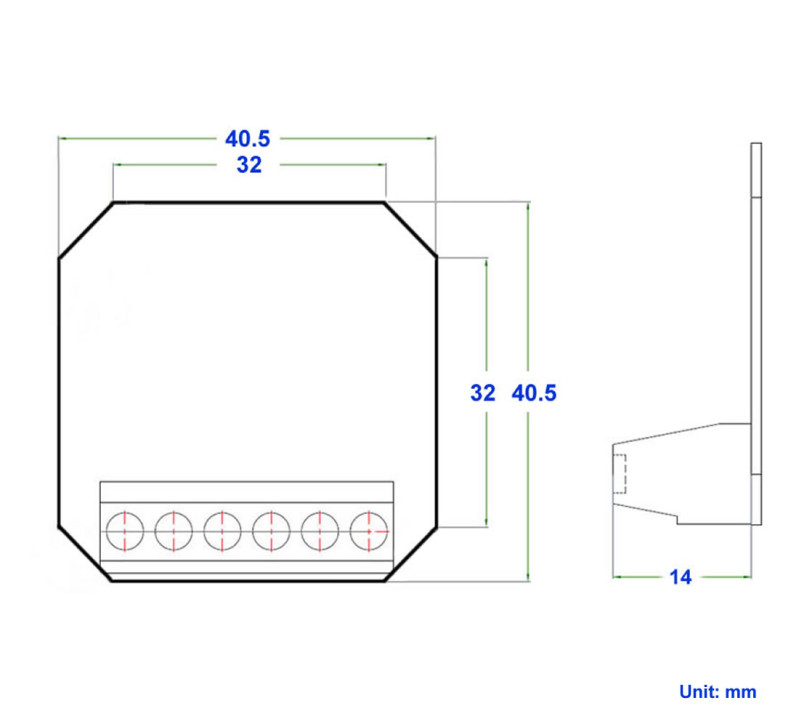 45x50x20mm Plastic Box