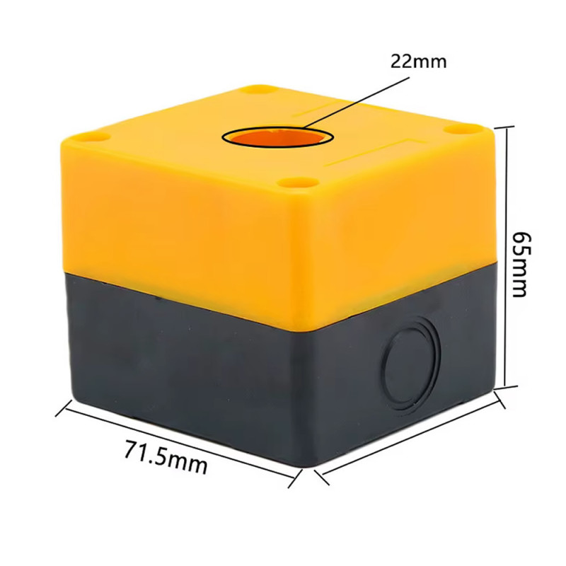 Plastic Box 65mm x 71.5mm x 78mm