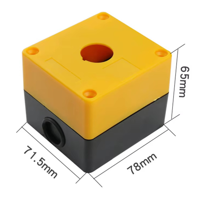 Plastic Box 65mm x 71.5mm x 78mm