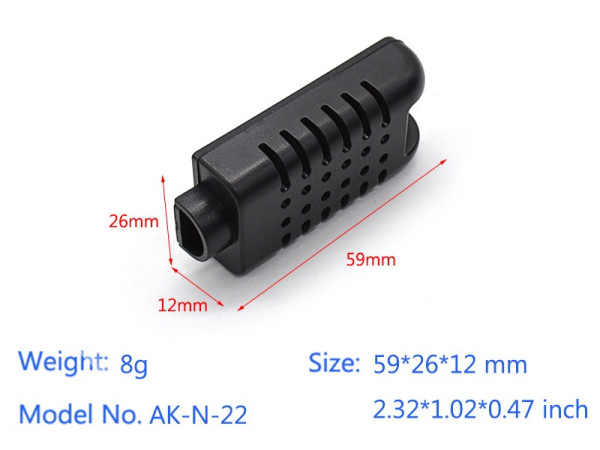 AK-N-22 Mini Plastik Kutu Siyah