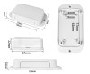 AK-W-67 100x67x22mm Plastic Box White