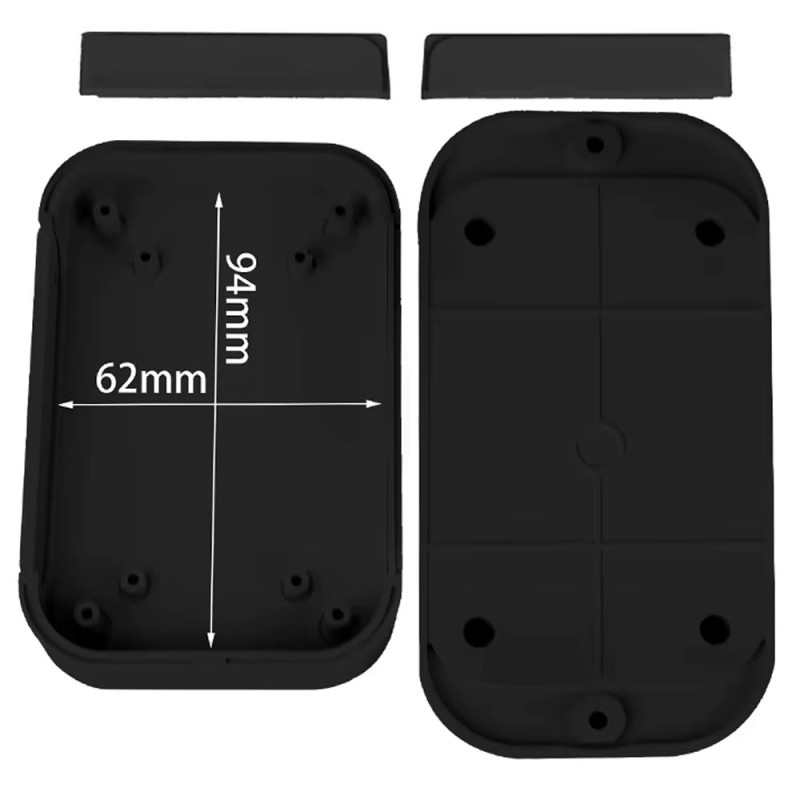 AK-W-67 100x67x22mm Plastic Enclosure Black