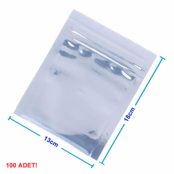 Ziplock Antistatic Bag 13x18cm 100 Pieces