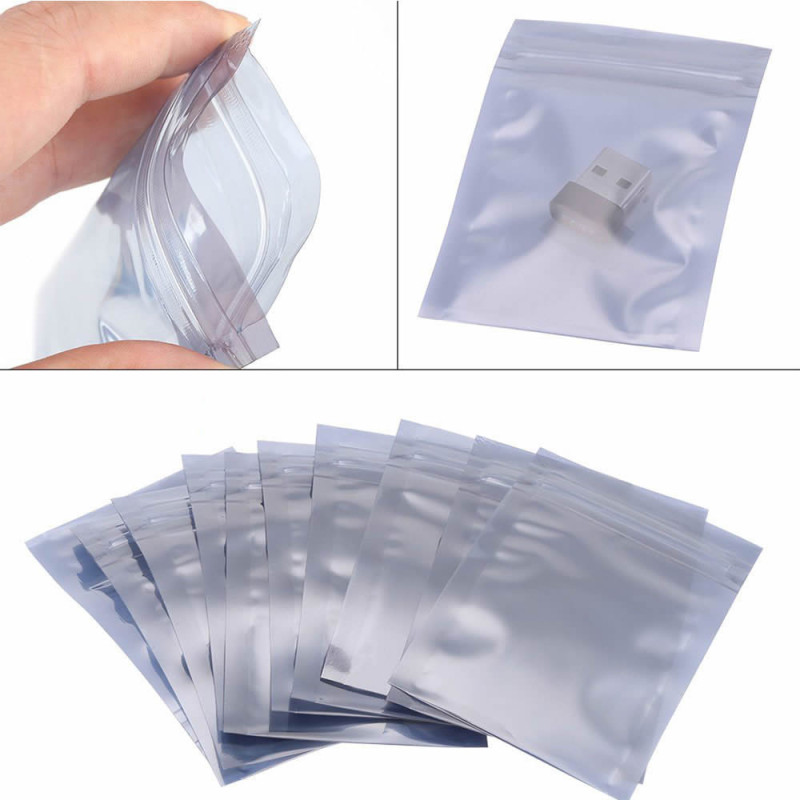 Ziplock Antistatic Bag 6x12cm 100 Pieces