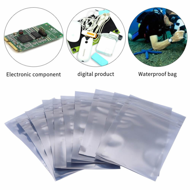 Ziplock Antistatic Bag 6x12cm 100 Pieces