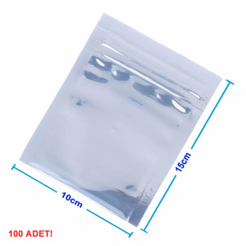 Zip Lock Antistatic Bag 10x15cm 100 Pieces