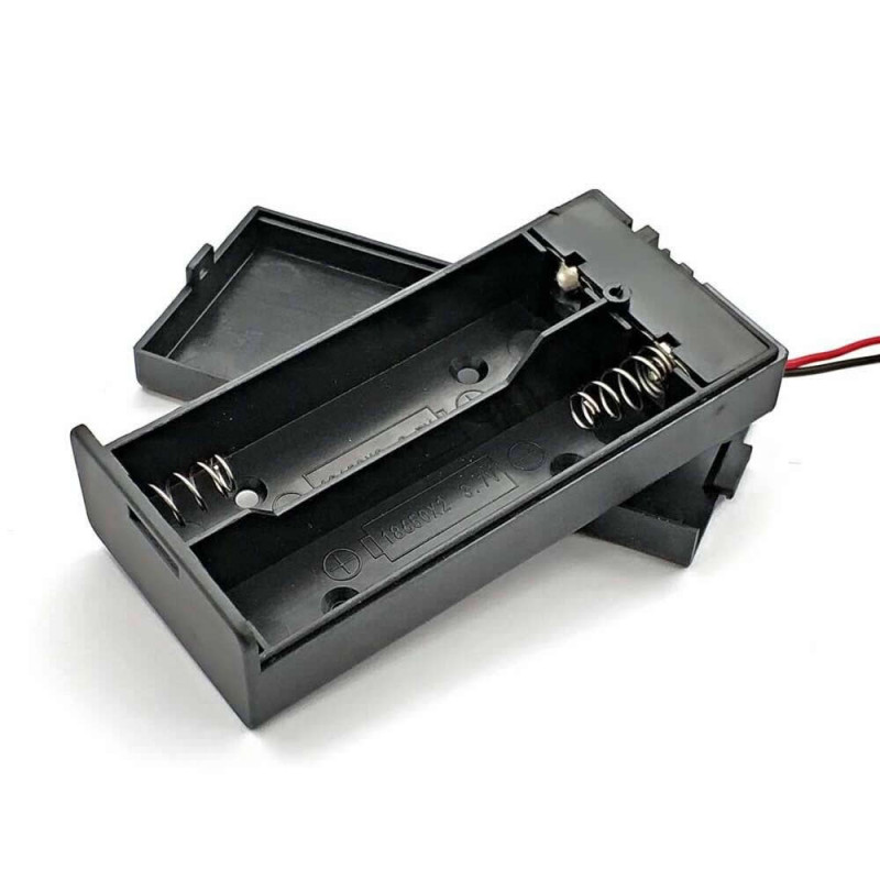 18650 2li Pil Kutusu Anahtar 15cm Kablo