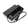 18650 Dual Battery Box With Adapter Socket