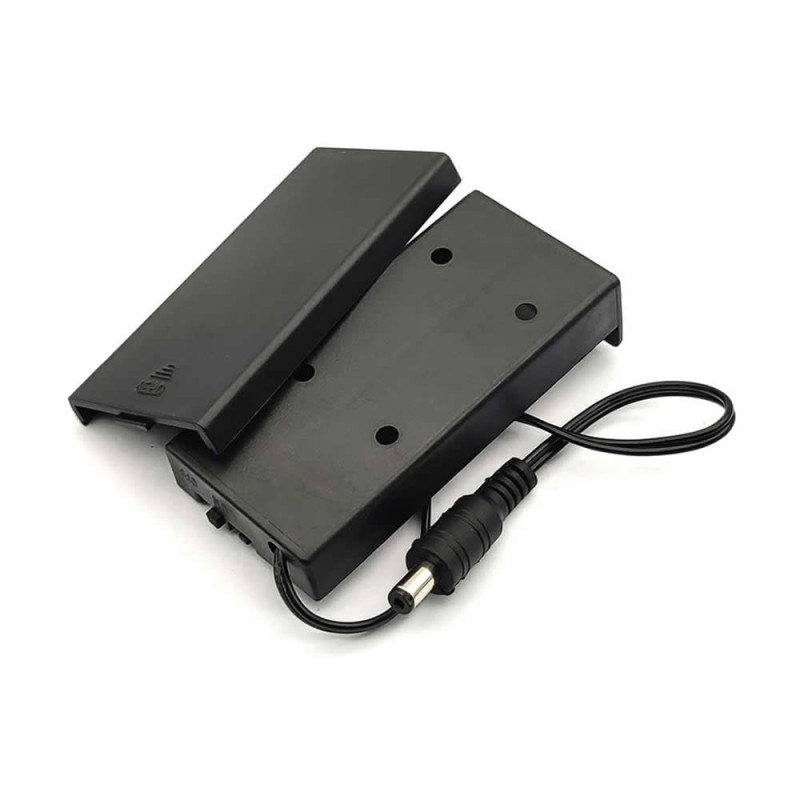 18650 Dual Battery Box With Adapter Socket