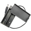 18650 Dual Battery Box With Adapter Socket