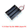18650 Battery Holder 3x Series