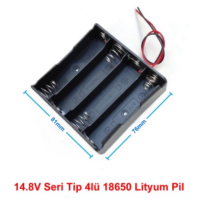 18650 Power Battery Storage Case Box Holder 4X