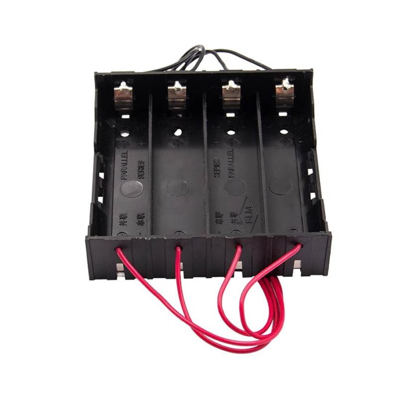 18650 Battery Holder 4-Way Parallel